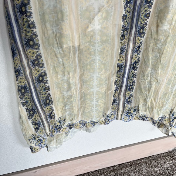 Free People New Romantics Gardenia Fog Maxi Dress Stone Bohemian Casual Women’s - Picture 9 of 15